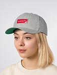 Бейсболка MITCHELL NESS арт. MN-BRA-INTL833-BRA-GRH (grey heather)
